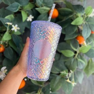 ✨NEW💎Starbucks 2022 Unicorn Iridescent Diamond Studded Grande Cup💠